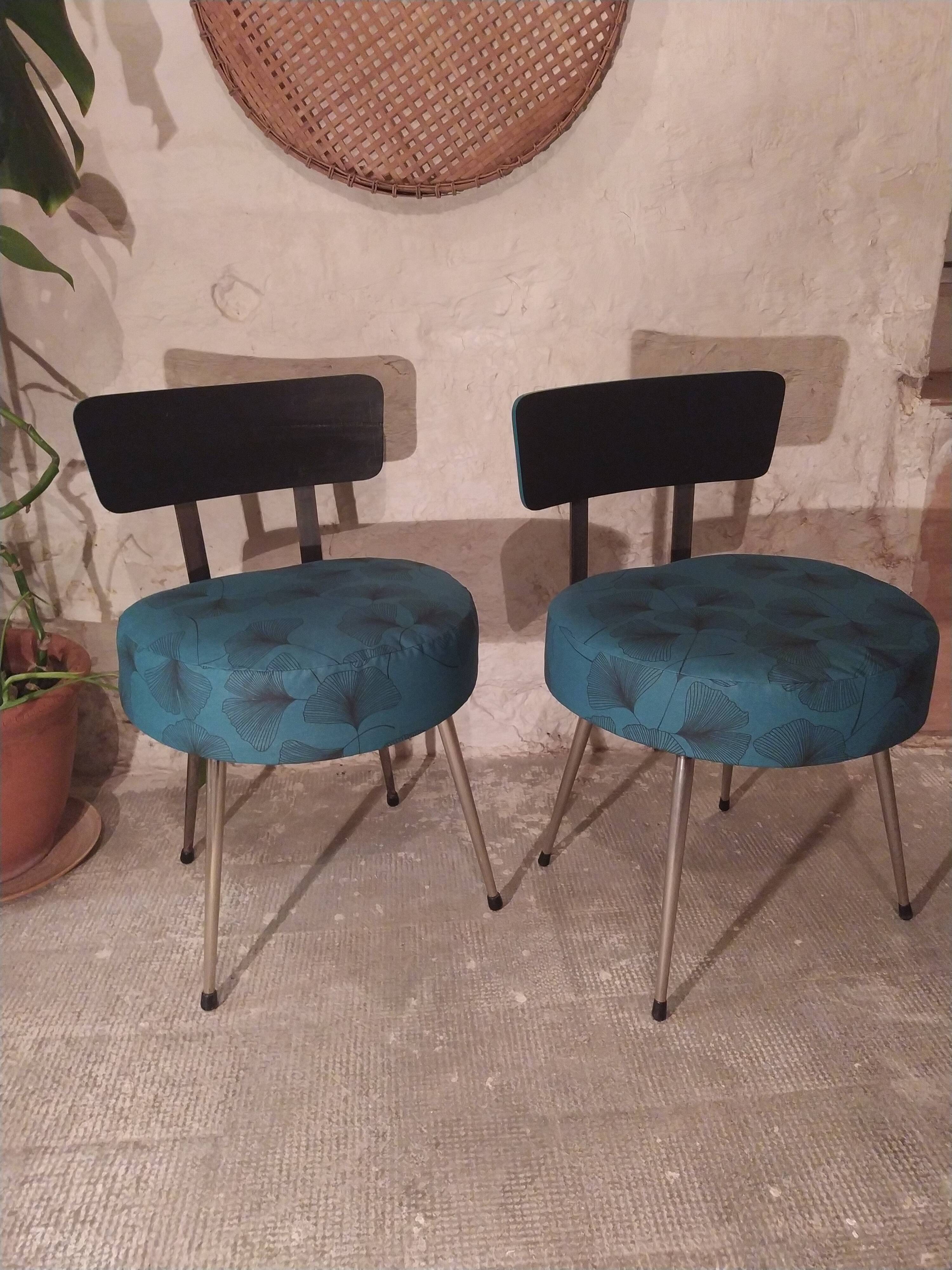 Pair of renovated PELFRAN chairs