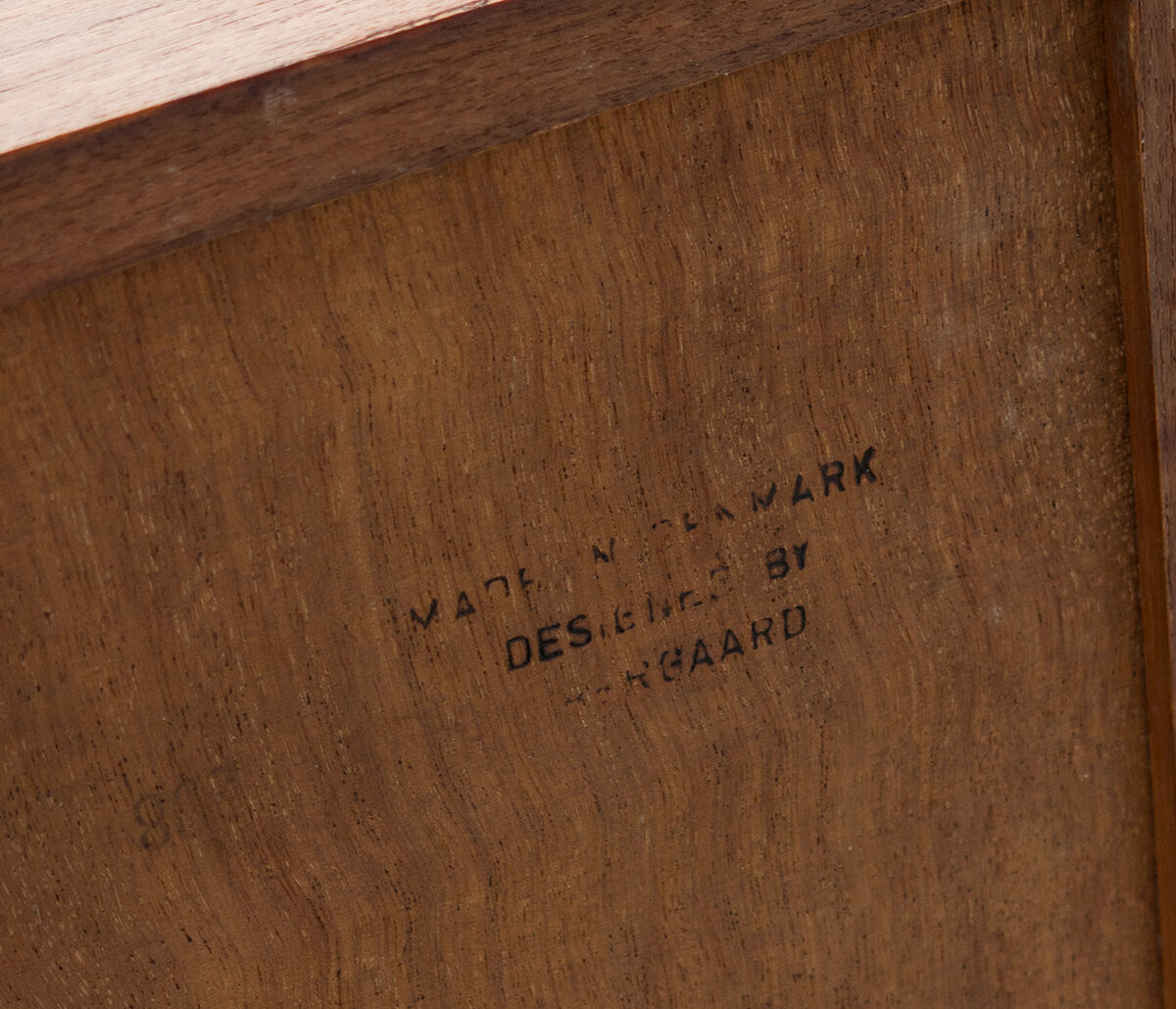 Danish teak secretary - desk by Tibergaard