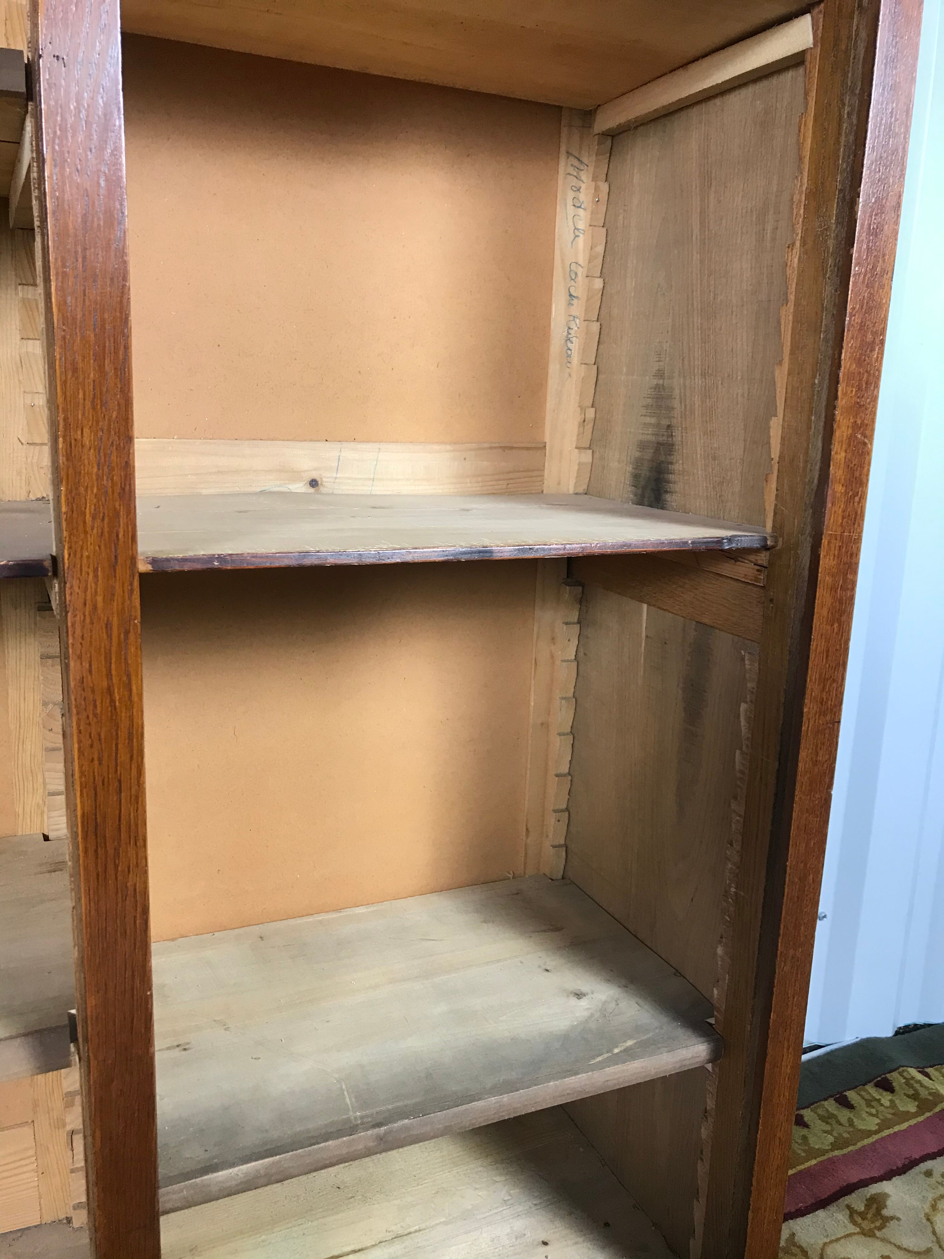 Oak notary curtain cabinet 1940