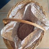 Vintage wicker basket
