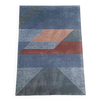 Artisca Vermont rug handmade tufted 1980-1990 France