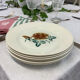 6 old flat plates made in France Digoin