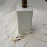 White porcelain lamp foot