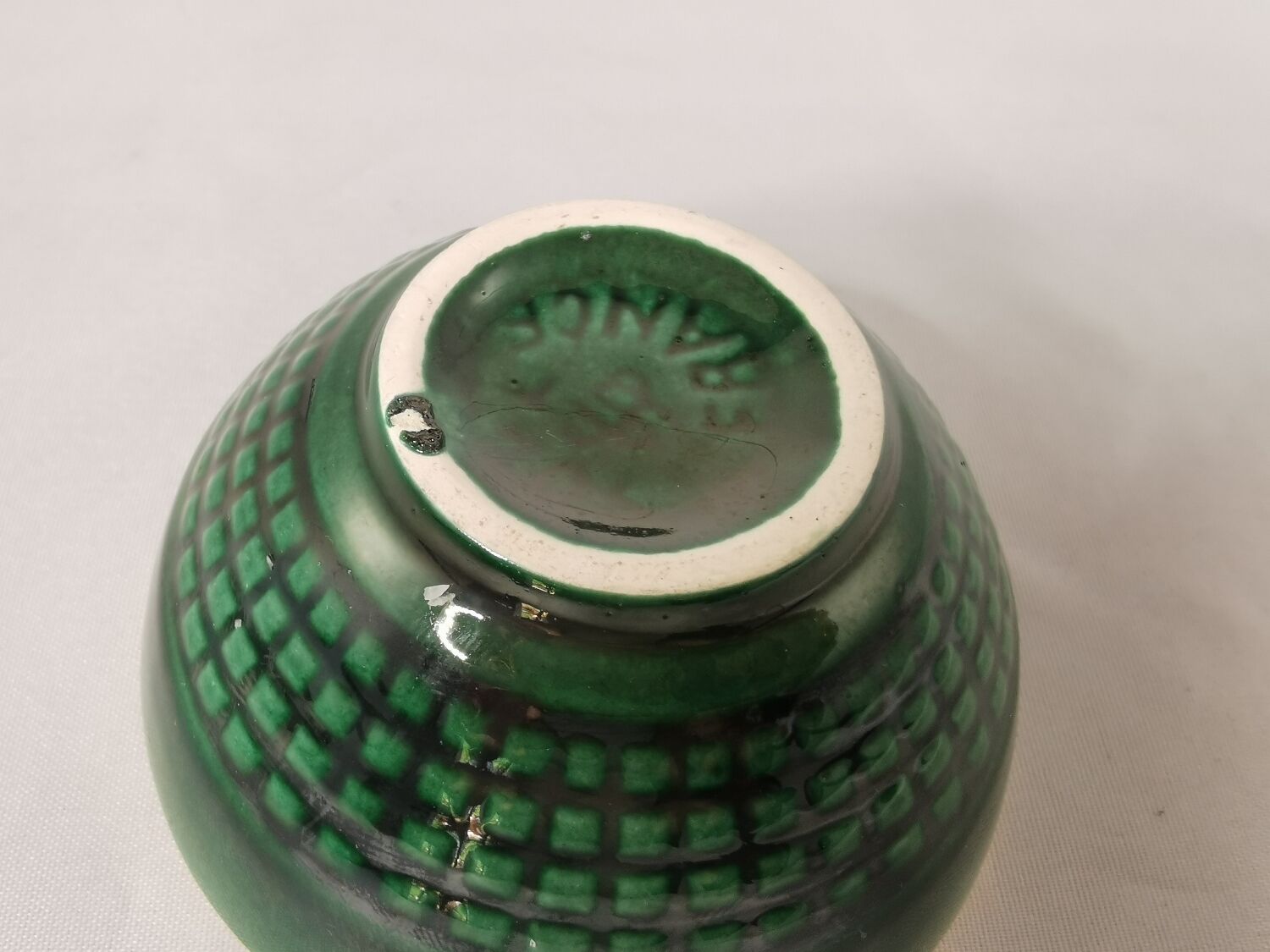 Service à thé DUO, Saint Clément, Vintage, vert