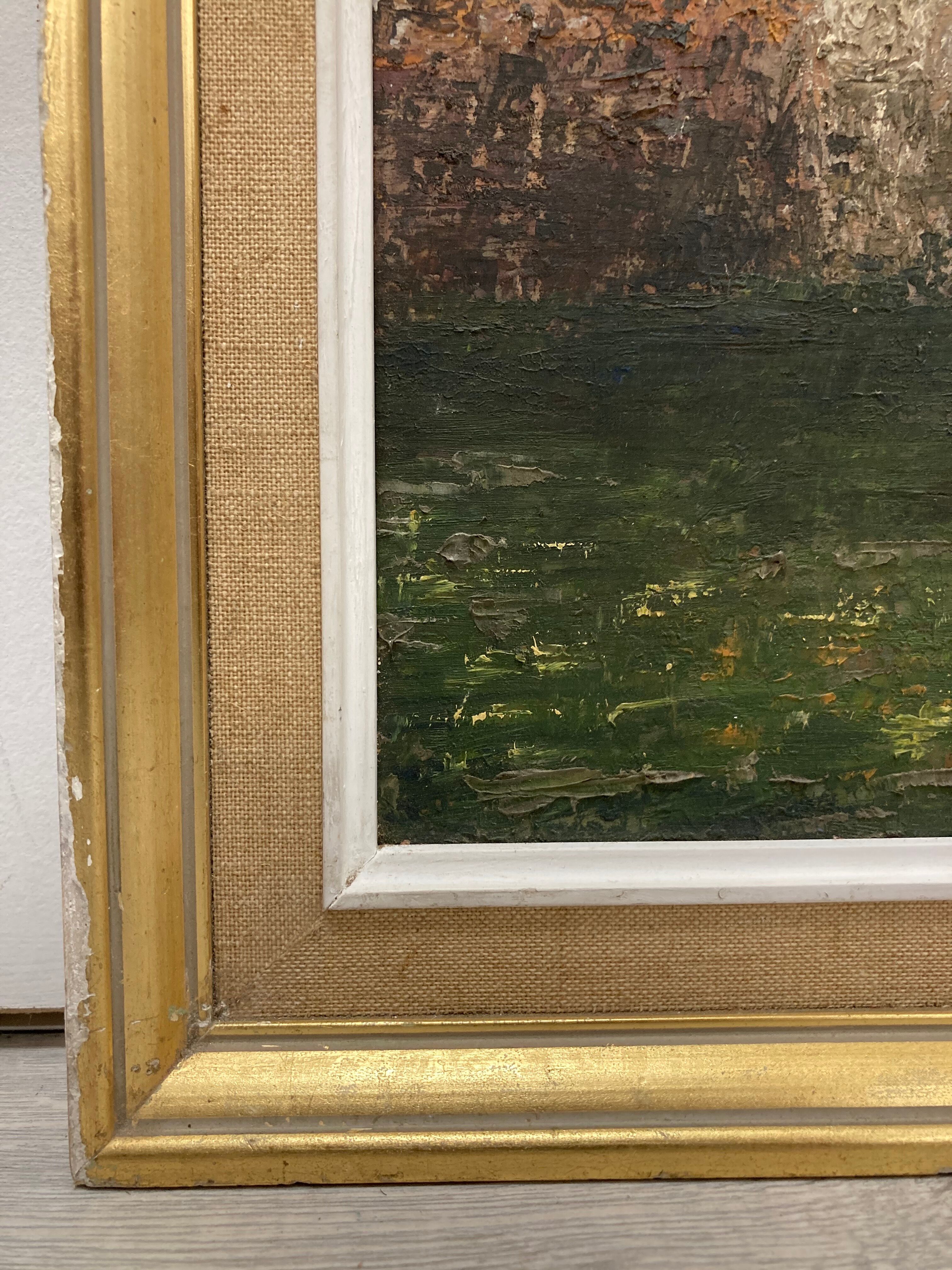 Oil on framed panel