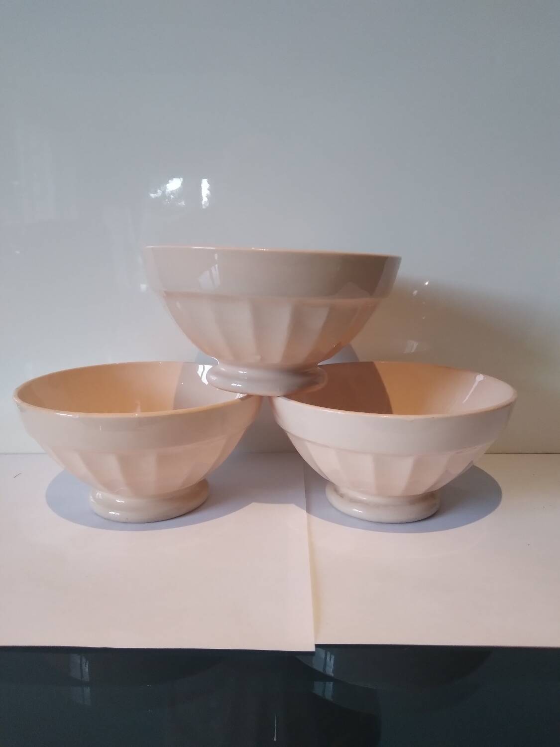 Pale pink bowl
