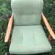 Fauteuils scandinaves bois blond vintage Années 60
