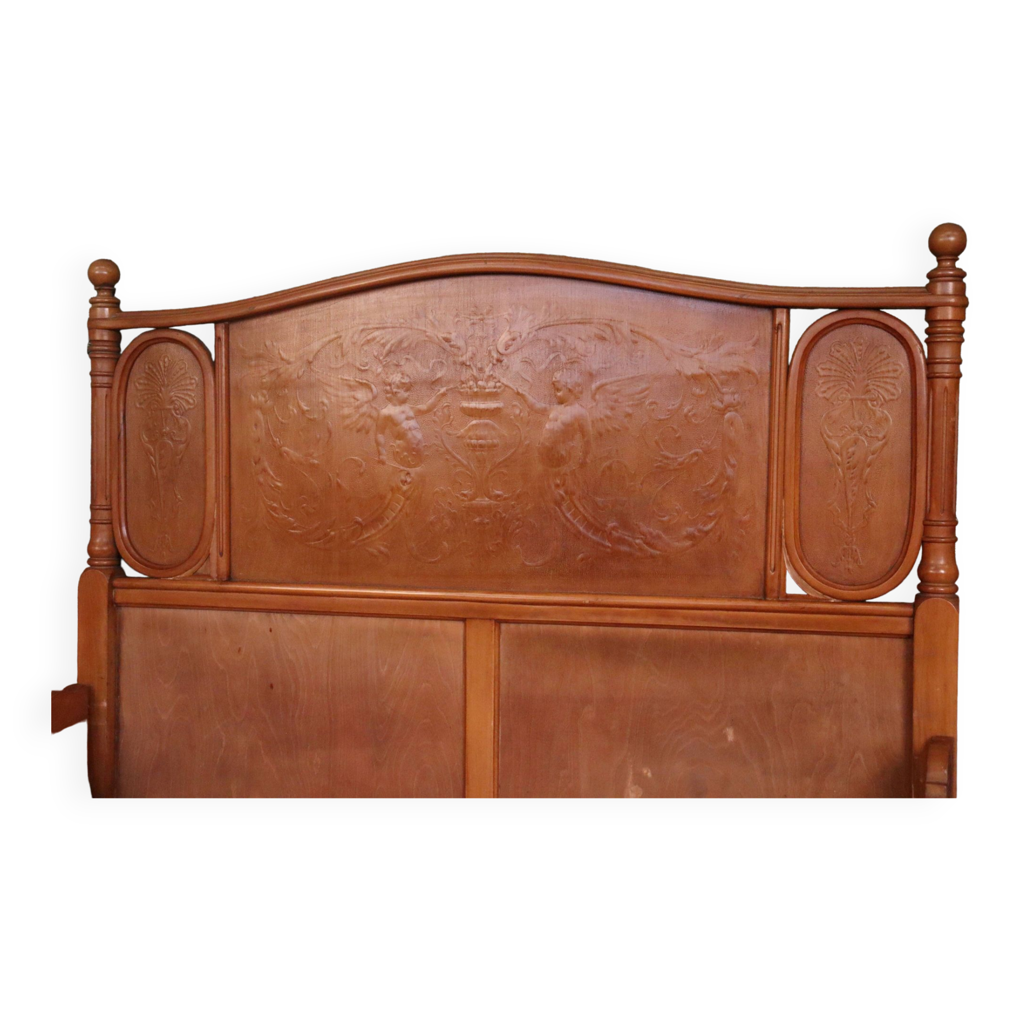 Joseph and Jacob Kohn bentwood bed & nightstand