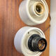 Paire appliques Philips opaline années 60