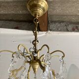 Lustre en laiton à 8 bras
