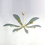 Large Dahlia-style chandelier