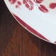 6 Hollow plates of the 40s decoration Flowers - Saint Amand Terre de Fer