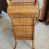 Boite à couture vintage en osier