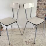 Pair of vintage formica chairs