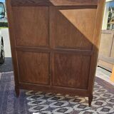 curved buffet in marquetry – Louis XV / Louis XVI Transition style