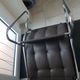 Chair tubular in Brown velvet of the 1970s