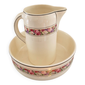 Ditmar-Urbach Olymp toilet service jug & basin 1940s/50s Czech