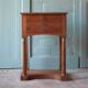 Bedside table or console in Empire style, drawer unit, end table.