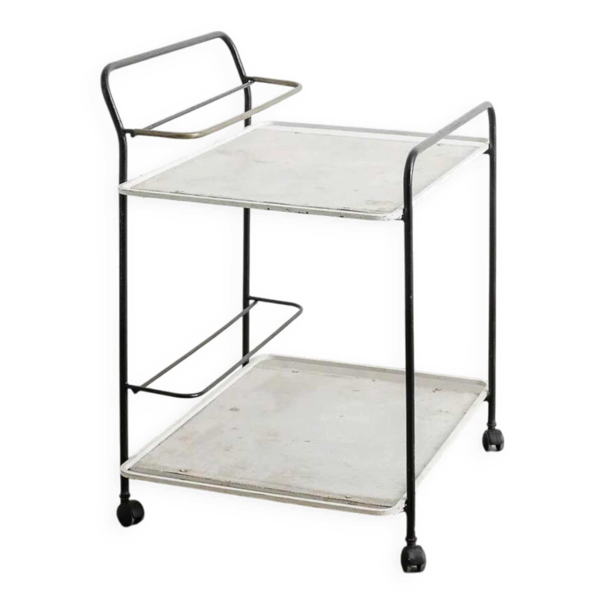 French Mid Century Servin Trolley by Mathieu Matégot, 1950s