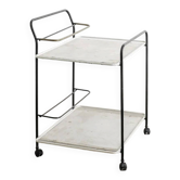 French Mid Century Servin Trolley by Mathieu Matégot, 1950s
