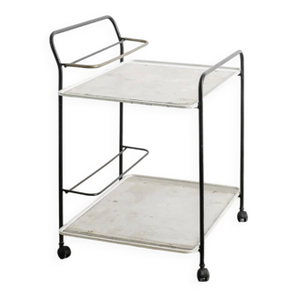French Mid Century Servin Trolley by Mathieu Matégot, 1950s
