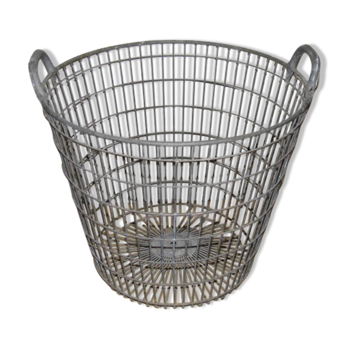 Metal industrial basket