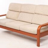 3-seater vintage sofa in Denmark teak