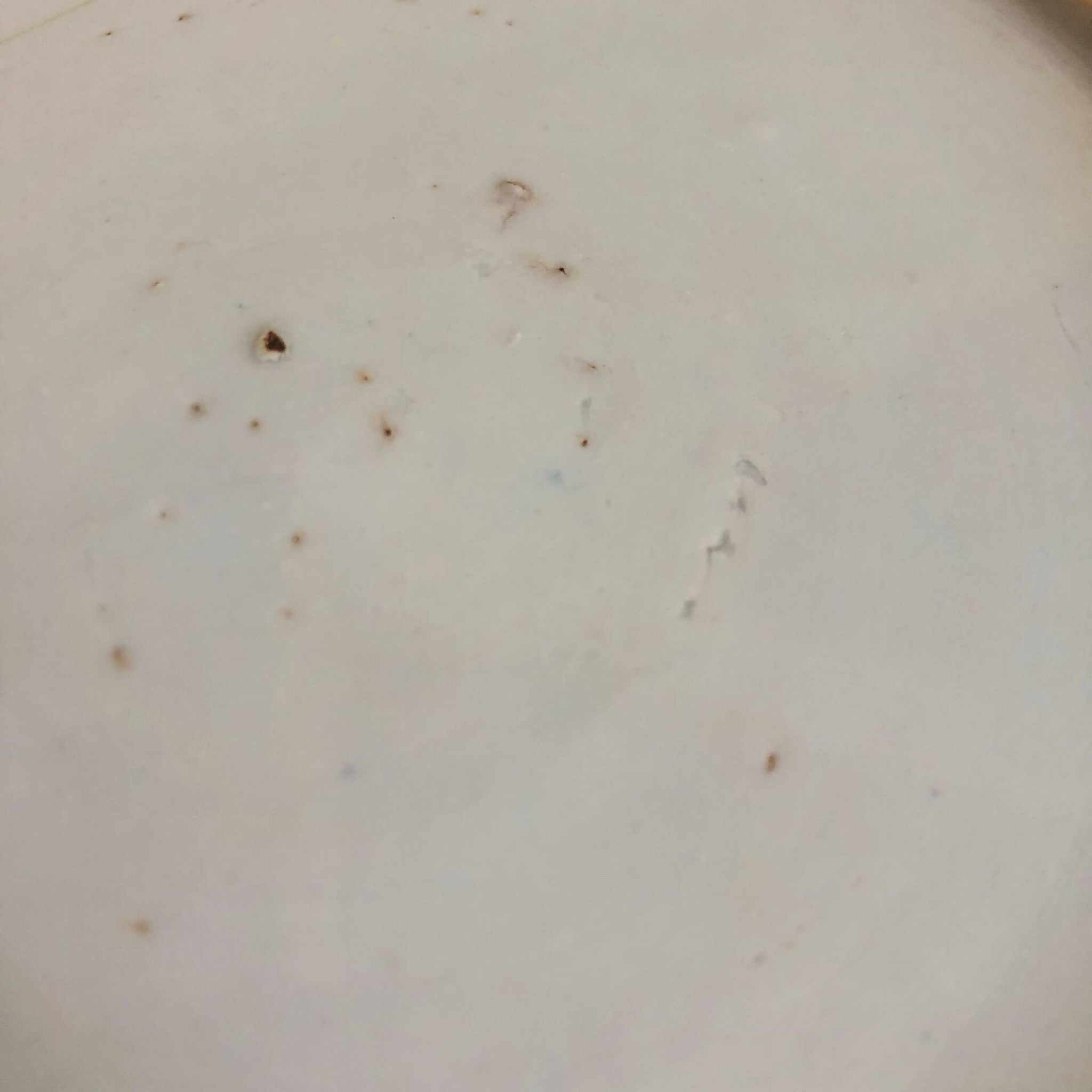 Blue and white porcelain plate from China