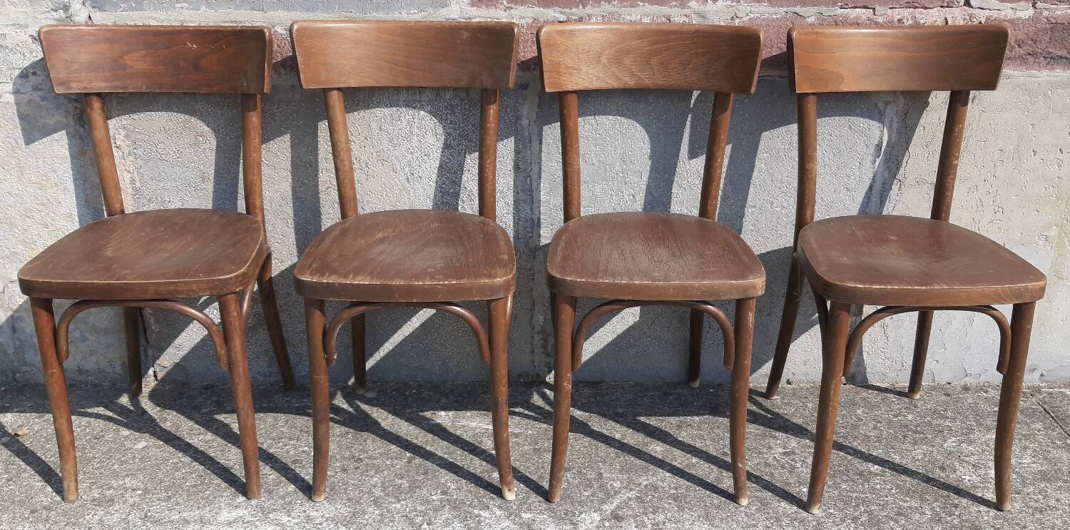 Thonet bistro chairs (set of 4)
