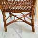 Fauteuil enfant rotin dossier haut