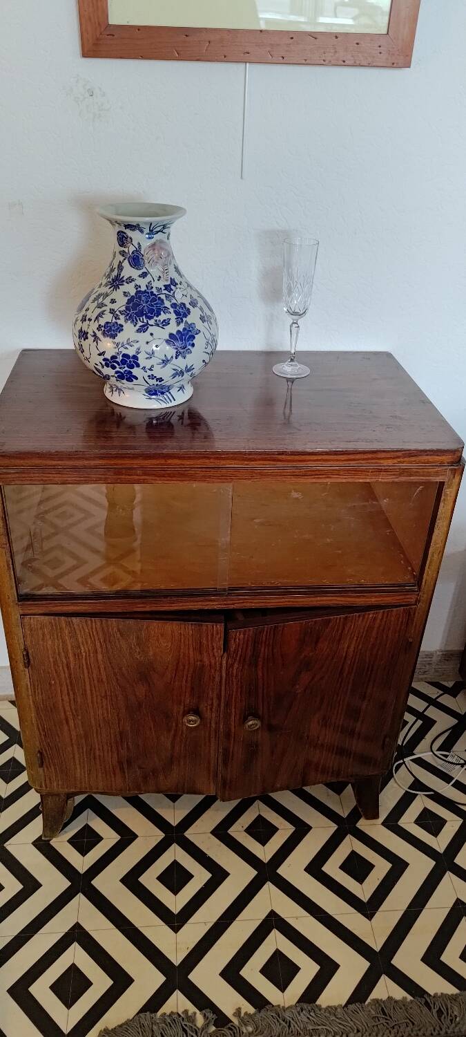 Rosewood bar cabinet