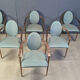 Post modern dining chairs by Belgochrom, set of 6 - 1980s