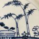 Blue and white porcelain plate from China