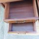 English lion paw desk and lyre armchair, leather, extensions