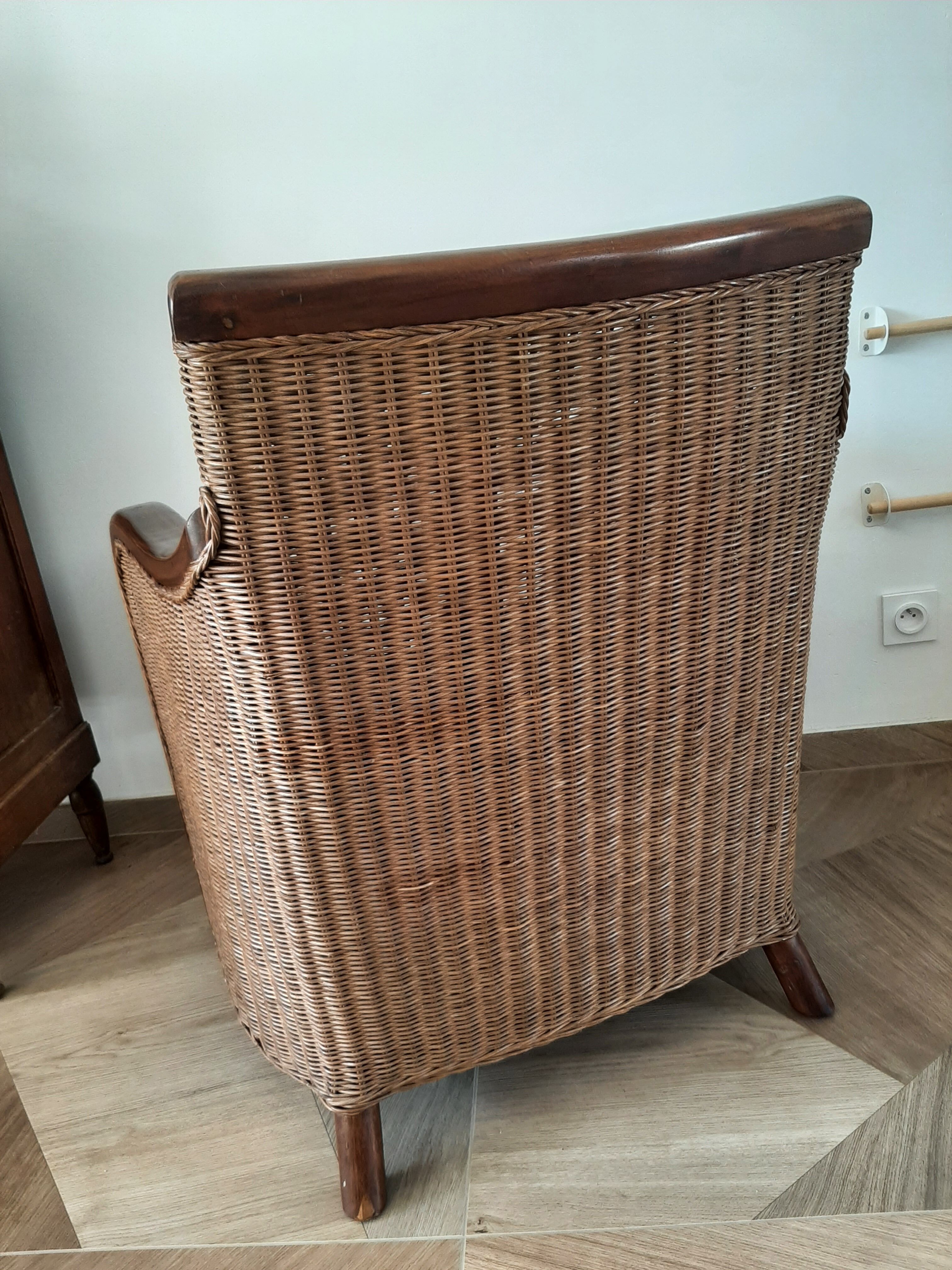 Fauteuil rotin