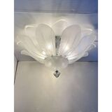 Contemporary Modern Flower  Glass Flush Mount