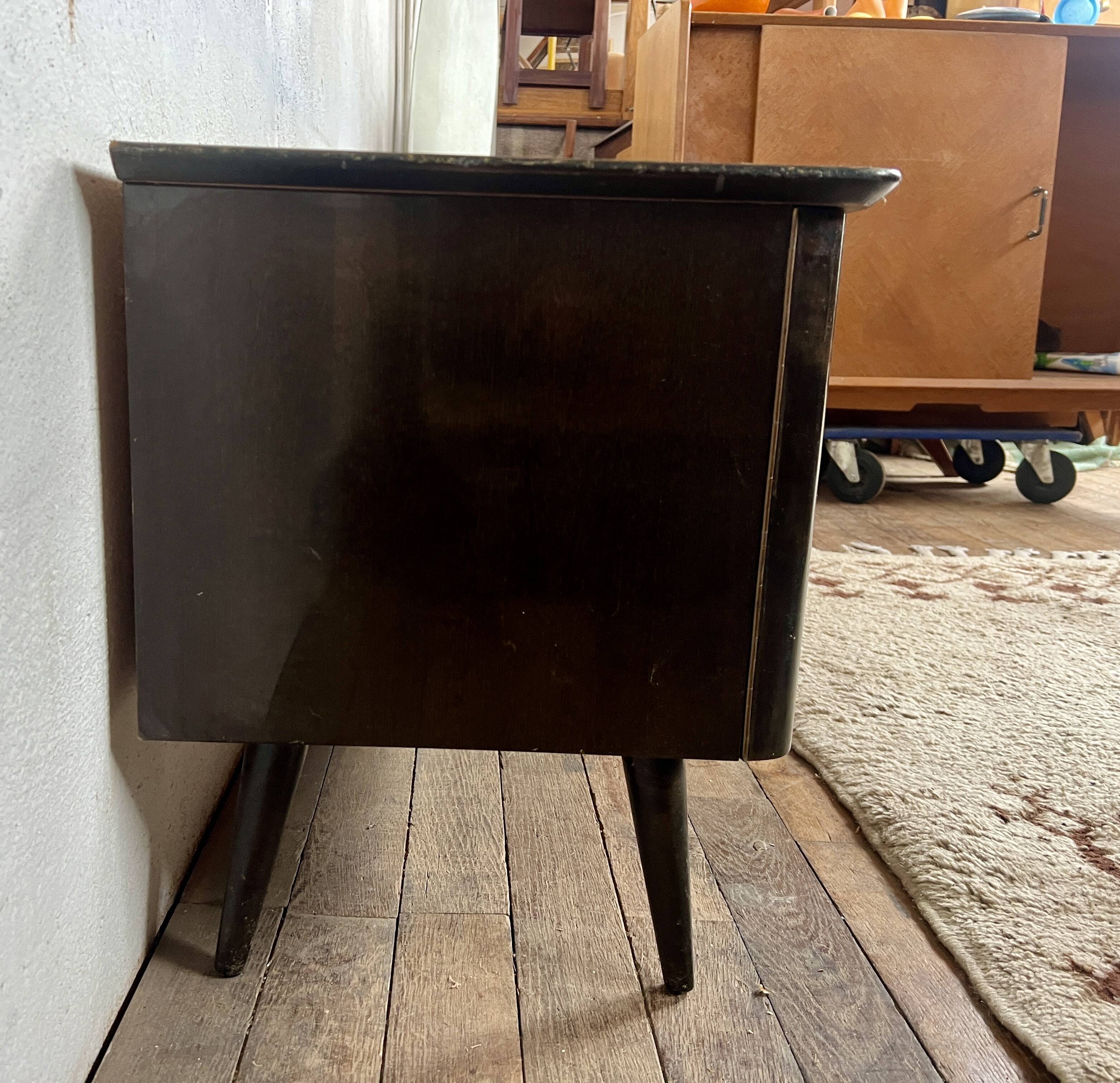 French modernist vintage TV/hifi cabinet