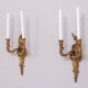 Rococo Wall sconces candles 1920s France