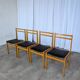 Chaises de salle à manger en bois scandinave vintage - Branko Ursic STOL Kamnik, ensemble o