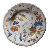 Old Rouen Plate - Cornucopia - Mid 18th century
