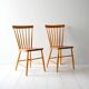 Paire de chaises Pinstolar scandinaves vintage