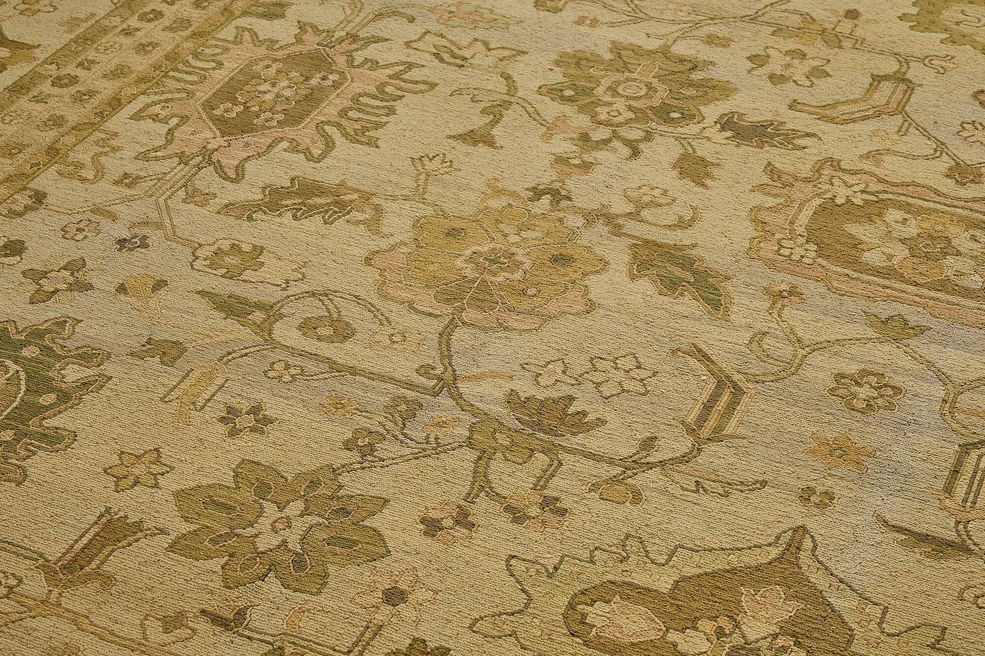 Turkish Handknotted Wool Oushak Rug 300 cm x 420 cm