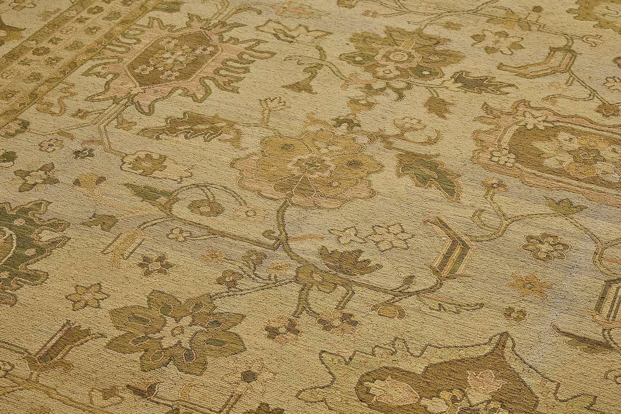 Turkish Handknotted Wool Oushak Rug 300 cm x 420 cm