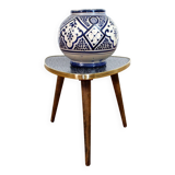 Vintage tripod pedestal table