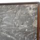 Walnut chest of drawers, black marble top
