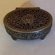 Silver metal jewellery box