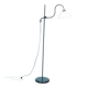 1970s minimalist floor lamp, adjustable reading lamp