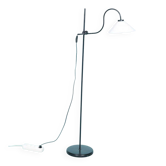 Lampadaire minimaliste années 70, lampe de lecture réglable