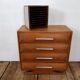 Trieur document vintage en bois