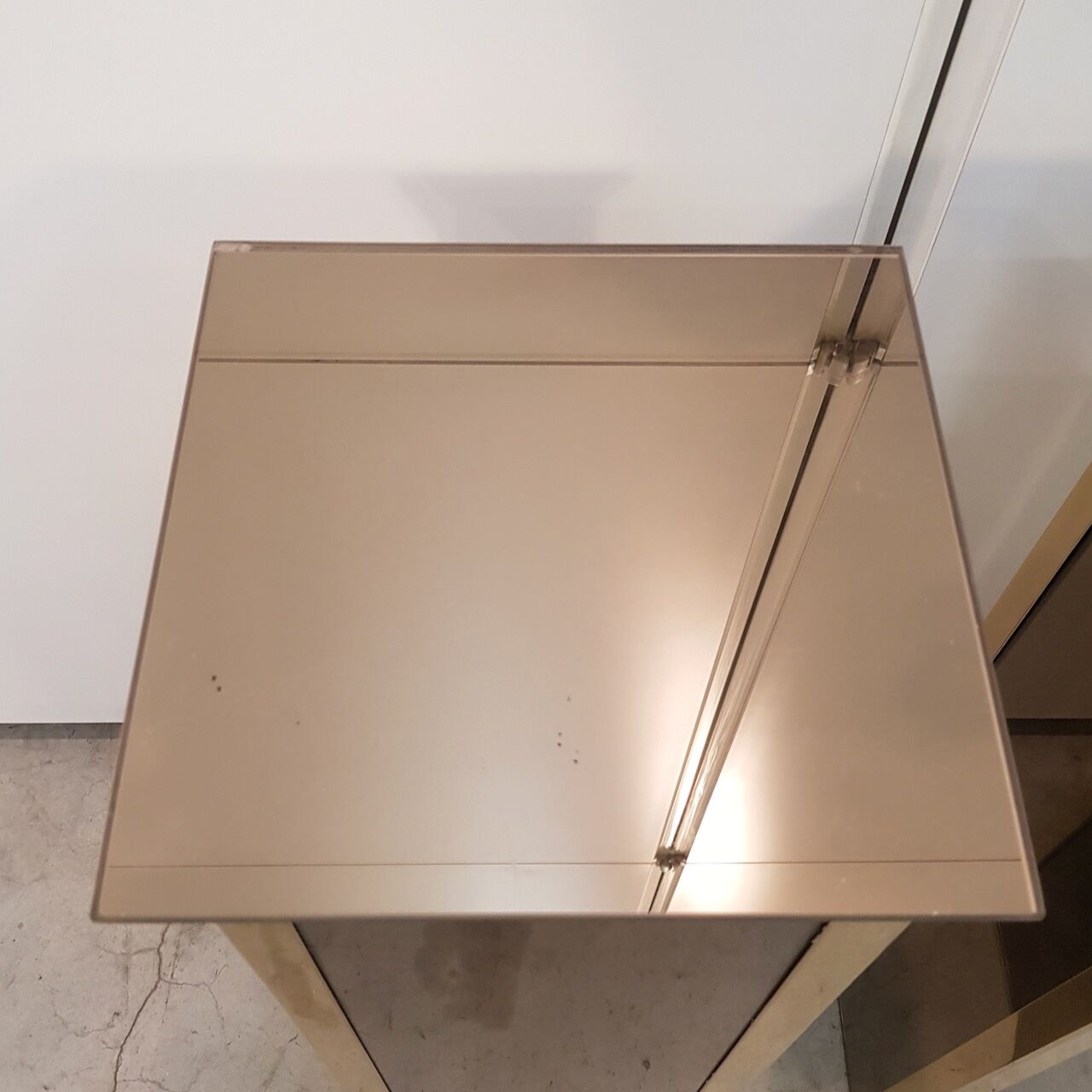 Paire de piédestals Belgo Chrom - Dewulf